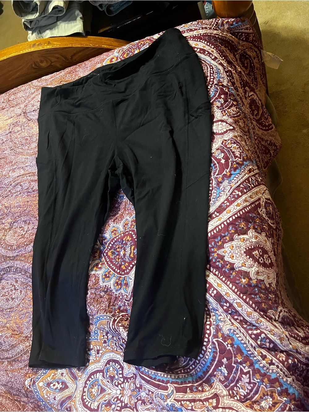 Torrid Black High-Rise Workout capri Leggings